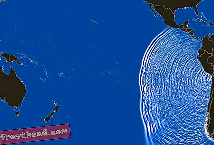 интелигентни новини, умни новини - Гледайте как вълните на цунами от вторник се преместиха от Чили чак до Австралия