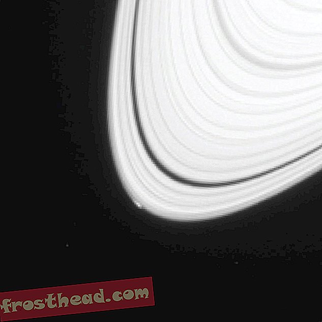 älykkäät uutiset, älykkäät uutiset - Saturnuksen renkaat saattavat olla murskaamassa yhden sen kuunoistaan ​​bittiä