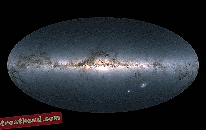 pametne vijesti, pametne vijesti - Nova zvijezda karta mogla bi promijeniti sve što znamo o Mliječnom putu