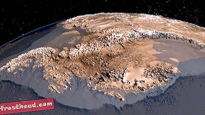 यहाँ क्या अंटार्कटिका सभी बर्फ के नीचे की तरह दिखता है