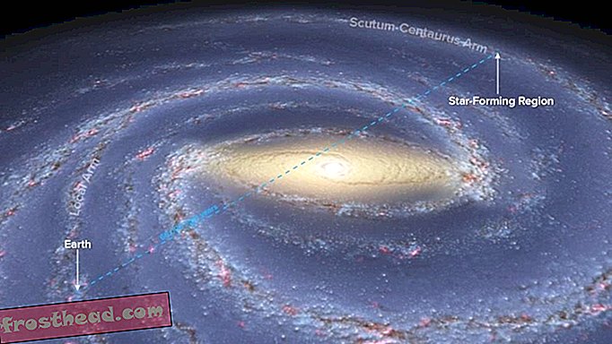 Учените надничат през Галактиката към „тъмната страна“ на Млечния път