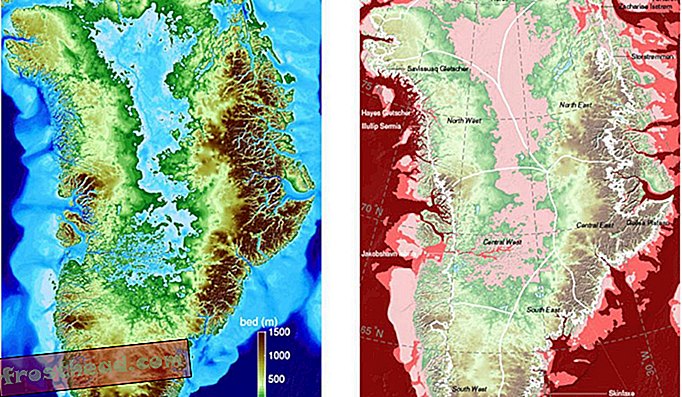 מפה חדשה חושפת את מה שנמצא מתחת לקרח של גרינלנד