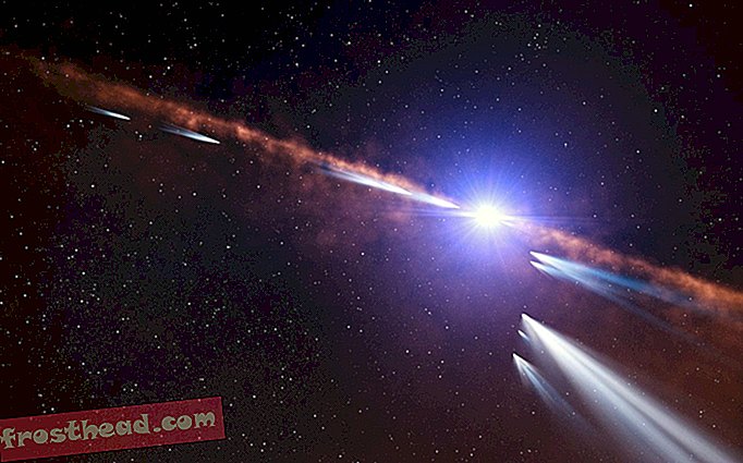 Рояк от комети около извънземна звезда намеква за младостта на нашата Слънчева система