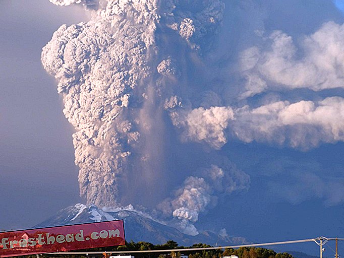 Vaadake Tšiilis ohtlikku, kuid armsat vulkaani