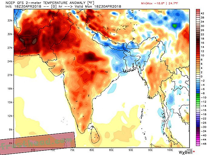 noticias inteligentes, ciencia de noticias inteligentes - Las fuertes temperaturas de abril en Pakistán establecen un nuevo récord mundial