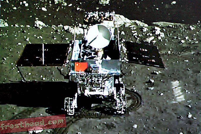 smarte nyheder, smarte nyhedsvidenskab - Kinas Lunar Rover opdagede en ny slags Moon Rock