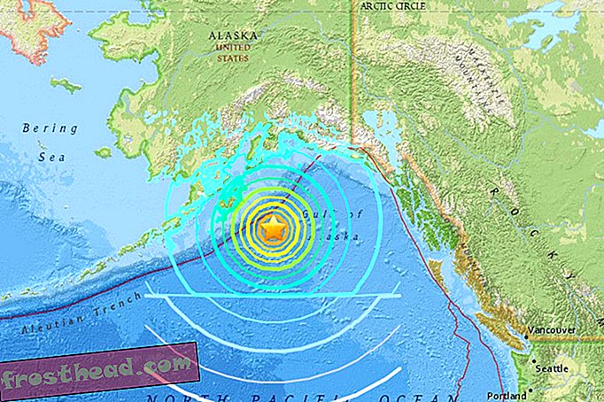 Miksi Alaskan iso Quake johti pieneen tsunamiin?