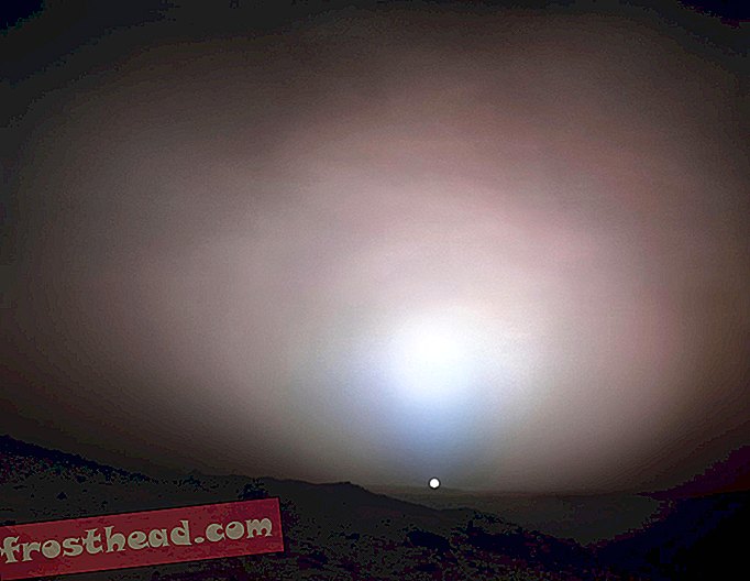 älykkäät uutiset, älykkäät uutiset - Katso auringonlaskua Marsilta