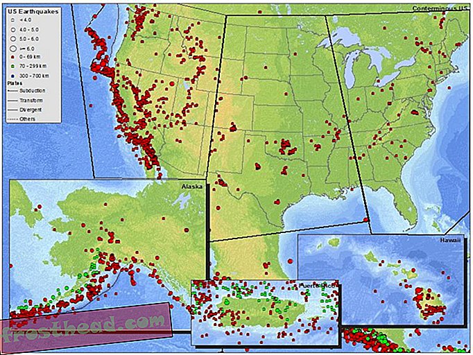 רעידות אדמה גדולות ומרוחקות עלולות לגרום לרעידות קטנות יותר באתרי קידוחים בארה"ב