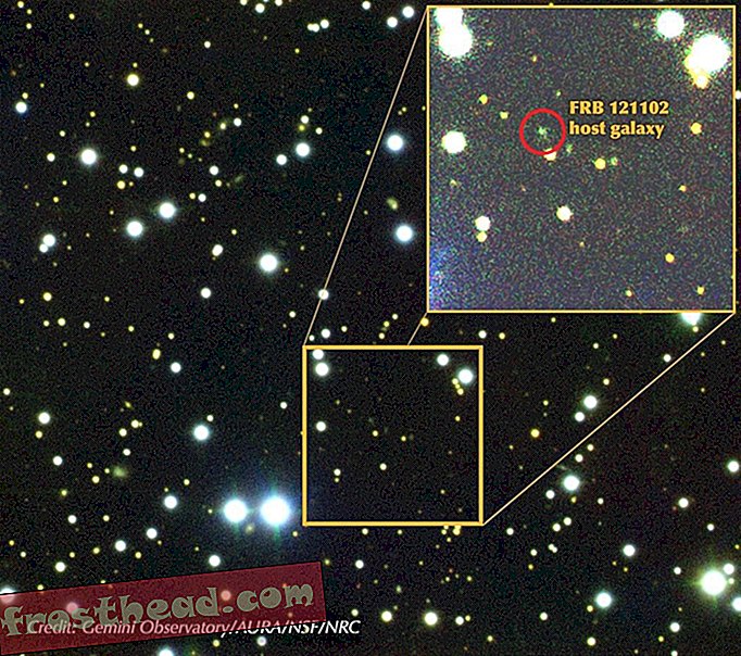 Мистериозни брзи рафали праћени до патуљасте галаксије у сазвежђу Аурига