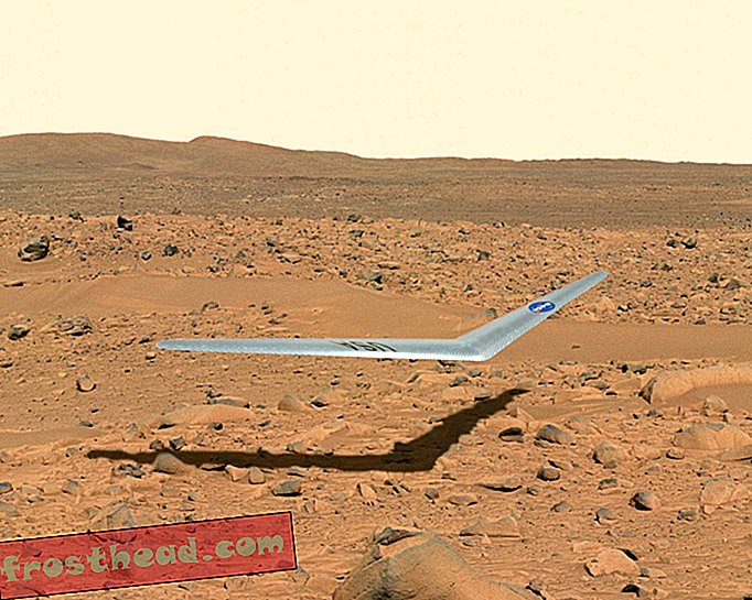 smarte nyheder, smarte nyhedsrejser - Dette Boomerang-formede fly kunne være den første, der flyver på Mars