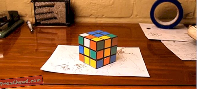 Valmistuge üllatuseks: kas see on Rubiku kuup või joonis?