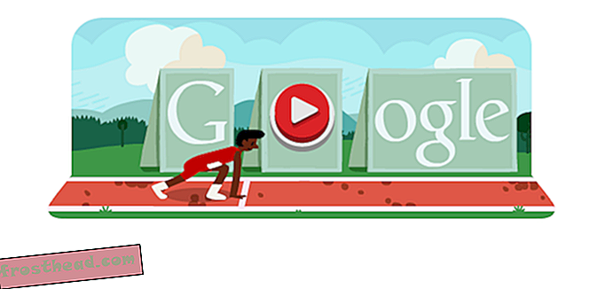 Рекорд по олимпийским барьерам за 1,5 секунды - Google Doodle