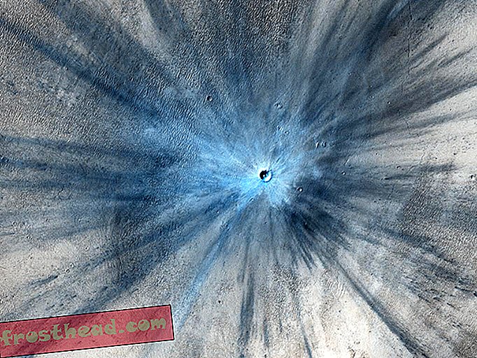 έξυπνες ειδήσεις - Ο Άρης χτύπησε από ένα μετεωρίτη, και τώρα υπάρχει μια εικόνα
