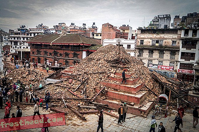 nouvelles intelligentes - Cette carte interactive montre le Népal avant et après le séisme