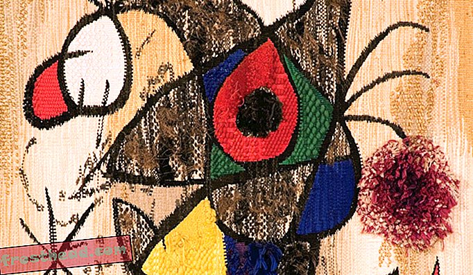 Katalán Idegenforgalmi Közösség, eredeti művész vászon, Miró Center, Miguel Raurich.